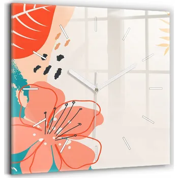 Hodiny Nástěnné hodiny Wallfluent bílé 30 cm