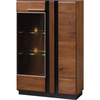 Vinotéka Vitrína Porti 15 95 cm levá z masivu dub antický