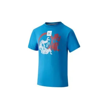 Pánské tričko Mizuno JUDO T-SHIRT DENTO Tričko XS, modrá