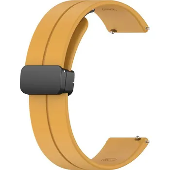 Řemínek na hodinky Silikonový řemínek Ricardo 22mm (pro Huawei Watch GT 4, 5), žlutý, Quick Release