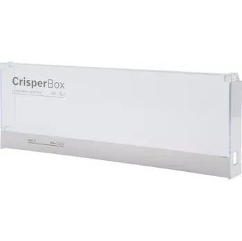 Příslušenství pro lednici Originální přední díl zásuvky BSH 11000682 pro chladničky Bosch a Siemens - odolný potravinářský plast s ClipFix systémem, rozměry 450×165×45 mm