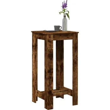 Barový stolek vidaXL Barový stůl 51 x 50 x 103,5 cm kompozitní dřevo [854405] Barva: kouřový dub