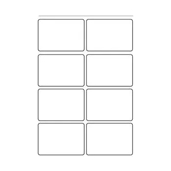 Papír Samolepicí bílé etikety 48 x 33 mm, A6 (15 ks)