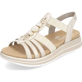 Dámské sandále Rieker Dámské sandály REMONTE D1J60-91 zlatá S5 41