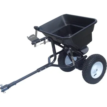 Rozmetadlo Tažené rozmetadlo na hnojivo, posypový vozík na sůl na 36kg za čtyřkolku, zahradní traktor
