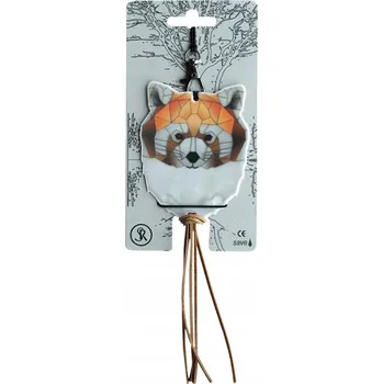 Dárkový reflexní PŘÍVĚSEK NA KLÍČE s červeným PANDA , trezor Nice