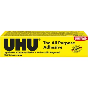 Průmyslové lepidlo UHU čiré univerzální tekuté lepidlo All Purpose 35 ml/g