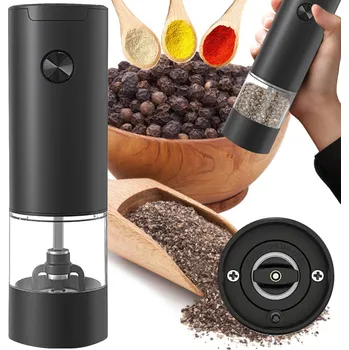 Kuchyňský mlýnek VERK GROUP Elektrický mlýnek na sůl a pepř s nastavitelnou hrubostí