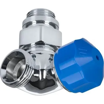 Ventil Conecterm Termostatický ventil, 1/2" × 3/4", mosaz, úhlový, pravý, chrom 90381581521