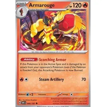 Volný čas Pokémon OBF 044/197 Armarouge - Obsidian Flames Stav: Near Mint, Verze: NORMAL