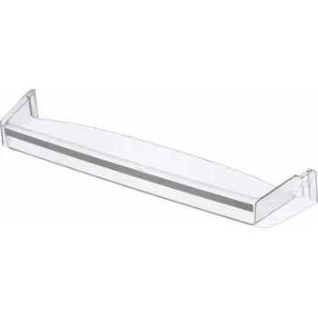 Příslušenství pro lednici Originální police dveří BSH 00665151 pro chladničky Bosch a Siemens - Kvalitní náhradní díl z odolného potravinářského plastu s praktickými bočními zábranami