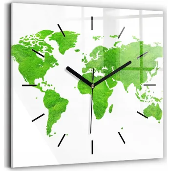 Hodiny Nástěnné hodiny Wallfluent zelené 30 cm