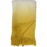 Deka Dip Dye, 160 × 130 cm, bílo–žlutá, 100% polyester PVL0910202579