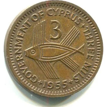 Sběratelství KYPR. 3 mils 1980