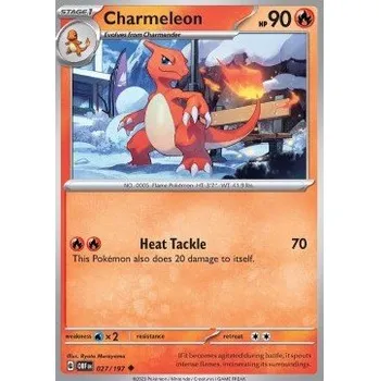 Volný čas Pokémon OBF 027/197 Charmeleon - Obsidian Flames Stav: Near Mint, Verze: NORMAL