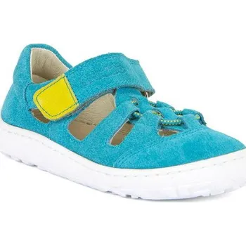 Dívčí sandály Dívčí barefoot sandály ELASTIC Turquoise Froddo G3150262-15 tyrkysová - 30
