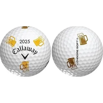 Golfový míček Callaway Chrome Soft Truvis Beer golfové míčky