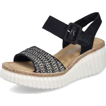 Dámské sandále Dámské sandály RIEKER 69176-00 černá S5 41