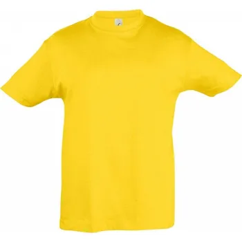 Sol's Dětské tričko Regent z dopřadné bavlny Barva: Zlatá, Velikost: 96/104 L150K