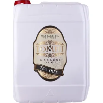 Masážní přípravek TOMFIT minerální masážní olej – Tea tree oil 5 l