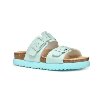 Dámské pantofle Nazouváky Geox J Bubblebow G J55MYB 000BC C3003 S Světle modrá 29