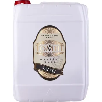 Masážní přípravek TOMFIT minerální masážní olej – Šalvěj 5 l