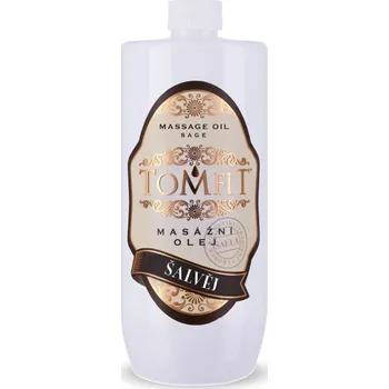 Masážní přípravek TOMFIT minerální masážní olej – Šalvěj 1 l