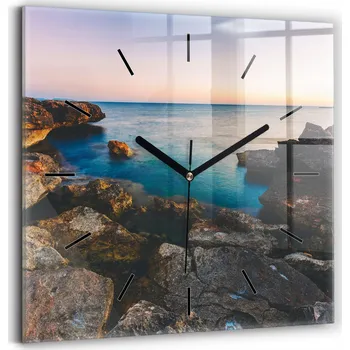 Hodiny Nástěnné hodiny Wallfluent černé 30 cm