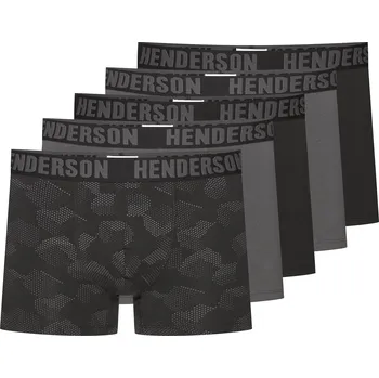 Pánské spodní prádlo Pánské boxerky 5 pack 43171 Soul - HENDERSON vícebarevná XXL