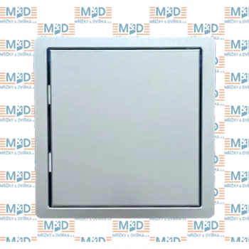 Revizní dvířka M&D Revizní dvířka tlačný magnet bílá 150 x 150 mm