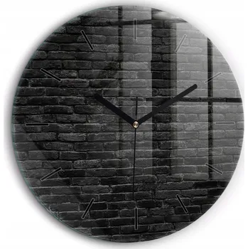 Hodiny Nástěnné hodiny Wallfluent černé 60 cm