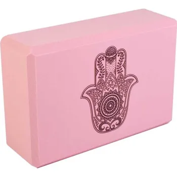 podložka na cvičení Cihlička na cvičení YOGGYS HAMSA UNI Růžová