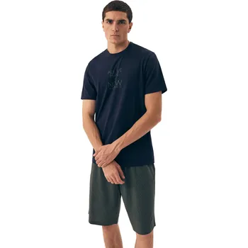 Pánské pyžamo Pánské pyžamo 42632 Dreamer - HENDERSON tmavě modrá L