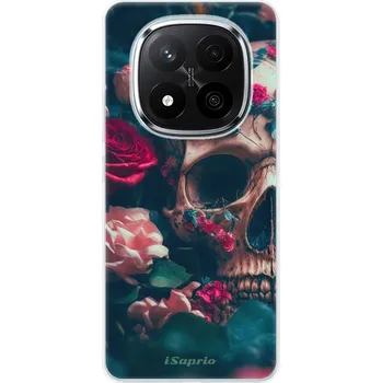 Pouzdro na mobilní telefon Odolné silikonové pouzdro iSaprio - Skull in Roses - Xiaomi Redmi Note 14 Pro 5G/14 Pro+ 5G