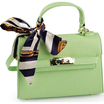 Kabelka Kabelka se šátkem 21x15,5 cm, barva 3 zelená past.sv.