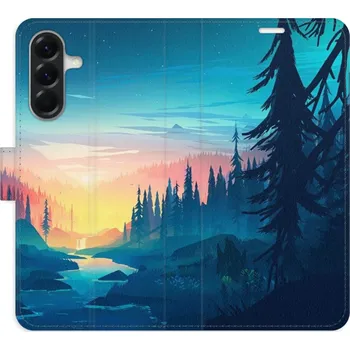 Pouzdro na mobilní telefon Flipové pouzdro iSaprio - Magical Landscape - Samsung Galaxy A36