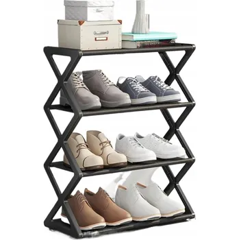 Botník Botník INNET 42 x 50 x 19 cm černá, stříbrná, vícebarevná