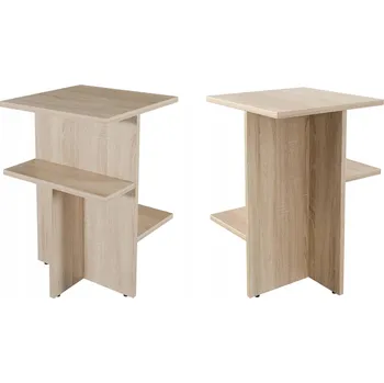 Konferenční stolek Stolek PLATAN ROOM obdélníkový 40 x 40 x 60 cm dub sonoma