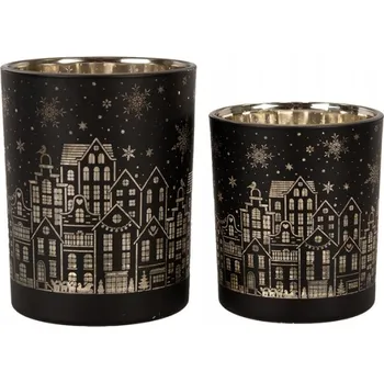 Obraz Svícen sklo Clayre & Eef 12 cm