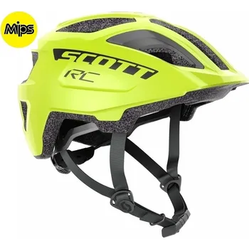 Cyklistická přilba Dětská helma na kolo Scott Spunto Plus MIPS Junior Radium Yellow RC 288597 25/26