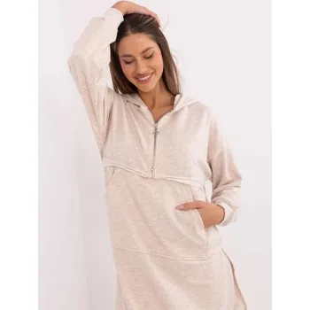 Světle béžová melanžová základní souprava s legínami