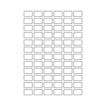 Samolepící etiketa Samolepicí bílé etikety 14 x 9 mm, A6 (15 ks)