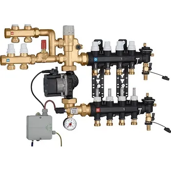 rozdělovač topení KOMPLETNÍ 3-CESTNÝ ROZDĚLOVAČ CALEFFI S ČERPADLEM 56182C32N