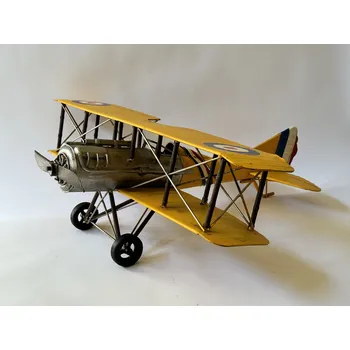 RC model letadla LETADLO - ŽLUTÝ VRTULOVÝ DVOUPLOŠNÍK