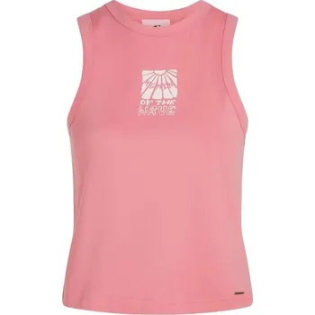 Dámské tričko Dámské scampolo O'Neill WOW S Růžová, Bílá