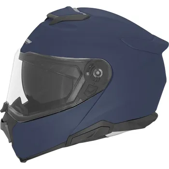 Helma na motorku Vyklápěcí helma na motorku NOX N967 matná modrá XS