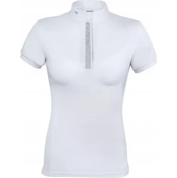 Dámské tričko HORSENJOY, Dámské závodní tričko BRILLIANT 38 bílé