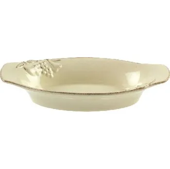 Mísa gratinovací, oválná 31x17, MADEIRA HARVEST, bílá (krémová)|Casafina by Costa Nova