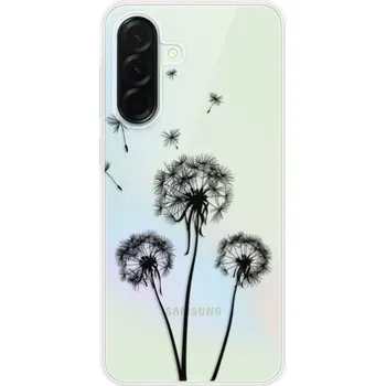 Pouzdro na mobilní telefon Odolné silikonové pouzdro iSaprio - Three Dandelions - black - Samsung Galaxy A36