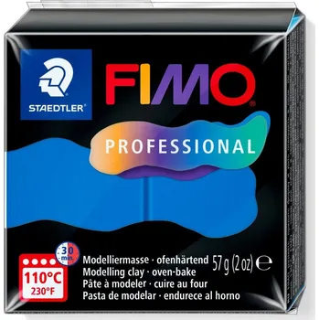 Modelovací hmota modelovací hmota FIMO Professional balení 57g . Barva 300 MODRÁ (True Blue).